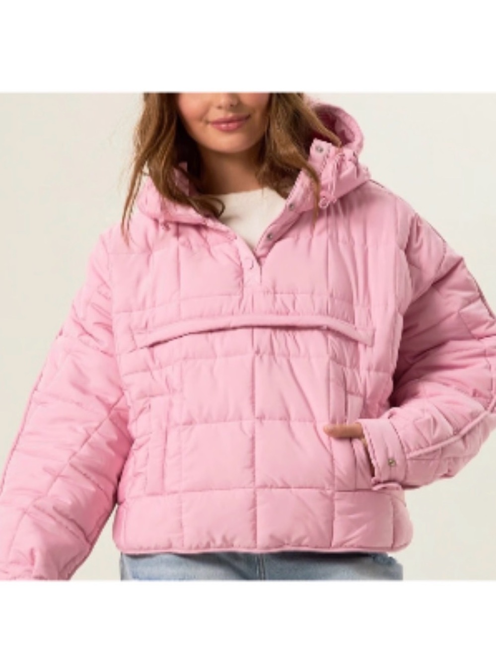 Altar'd State Pink Briana Puffer
